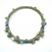 Coral Ciment 2012. Necklace Ø 20 cm. Opal, wood, silver, cement.