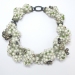 Juno 2013. Necklace Ø 21 cm. Pearls, reconstructed jade, cement, apple wood, silver.