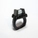 Waterways 2013. Ring height 4 cm. Wood, aquamarine, silver.