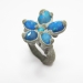 Viola 2015. Ring. Opal, cement, wood.