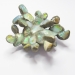 Opal Cactus 2015. Brooch 7,5 x 6,5 x 3 cm. Opal, cement, silver.