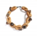 Rusty 2013. Necklace Ø 19 cm. Amethyst, composite, wood, silver.