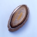 Jaarringen 2006. Brooch height 9 cm. Wood, agate, paint, silver. Private collections and Schmuck Museum, Pforzheim.